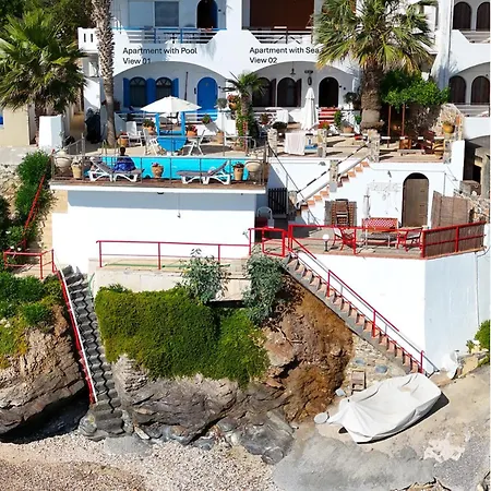 Exclusive Seaside Retreat With Shared Pool & Private Access Palaiokastro (Crete)